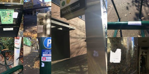 Racist stickers all over PSU Campus